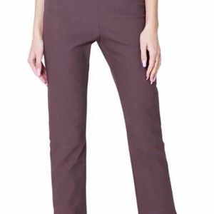 Vince. Dark Burgundy Split Hem Ankle Pants - Size M